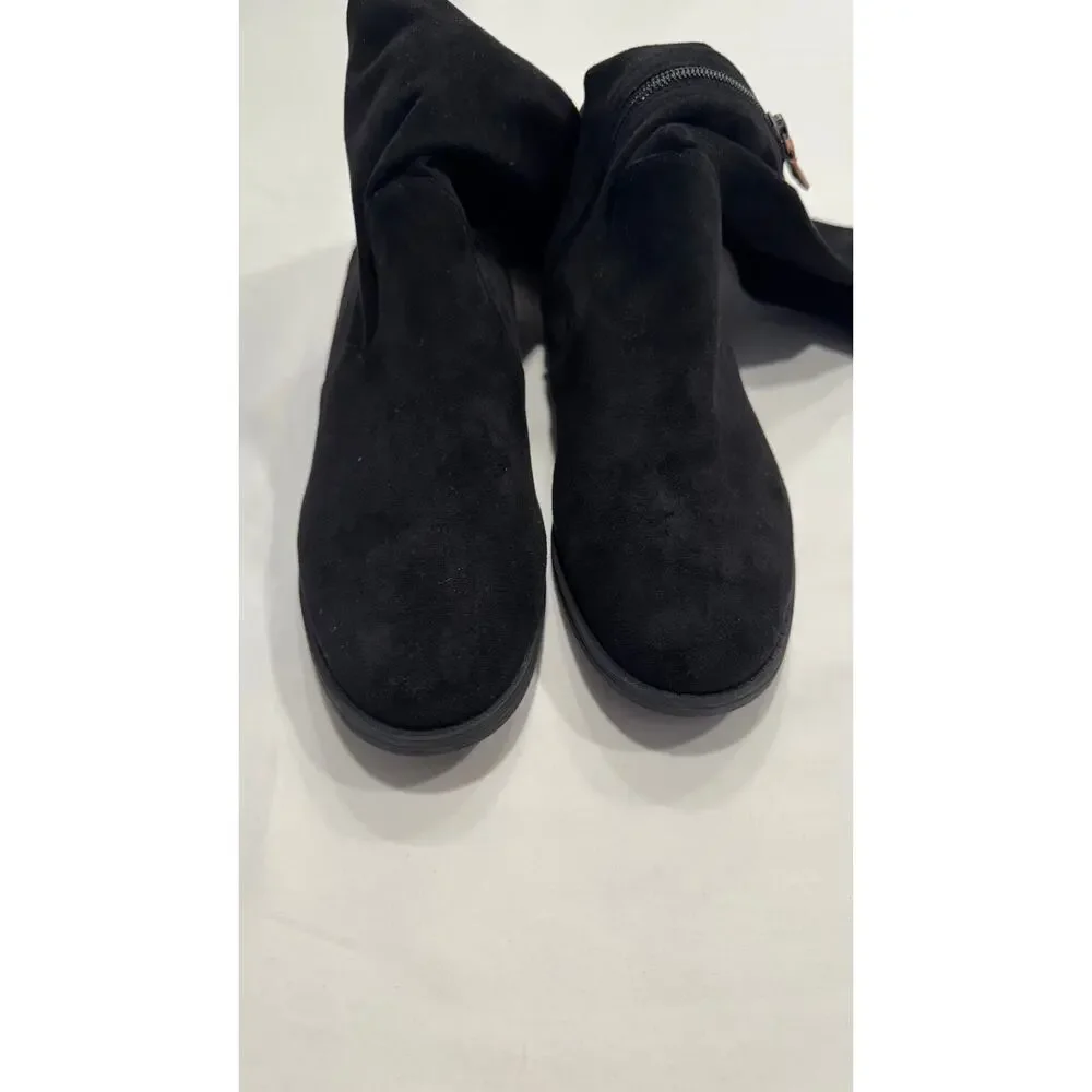 Gentle Souls by Kenneth Cole Women's Emma Stretch Boot US 5.5 Black‎ Knee High